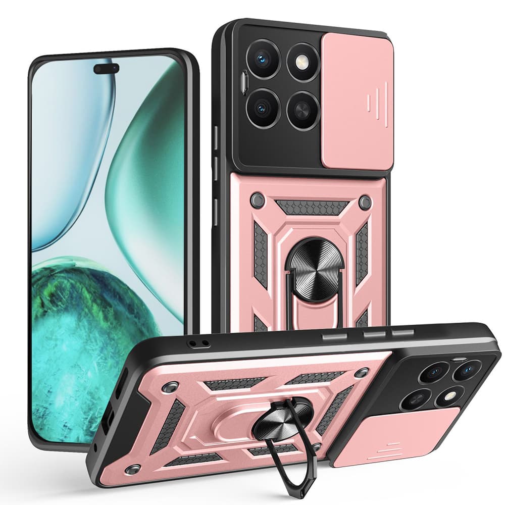 Techsuit CamShield Series Honor X8c růžově zlatý obal - náhled 1