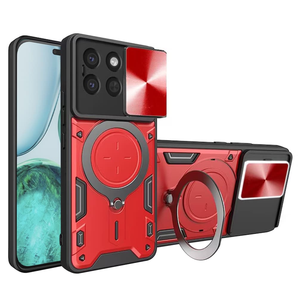 Techsuit CamGuard Pro pro Honor X8c červený - náhled 1