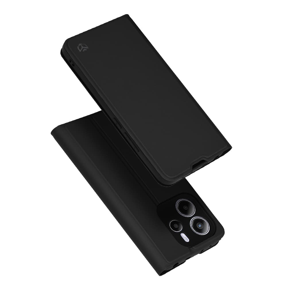 Pouzdro Techsuit Magskin Book pro Xiaomi Redmi Note 14 4G Standard černé - náhled 1