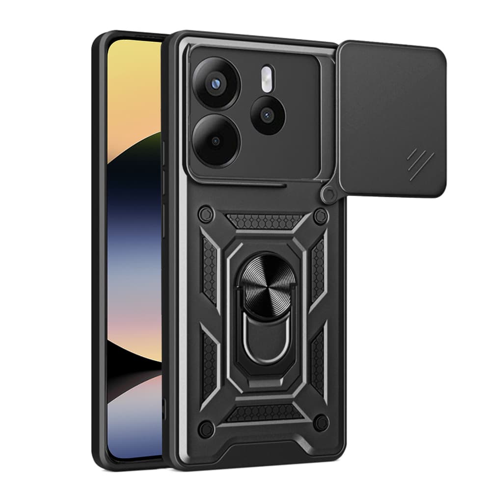Techsuit CamShield Series Xiaomi Redmi Note 14 4G (Standard) černý obal - náhled 1