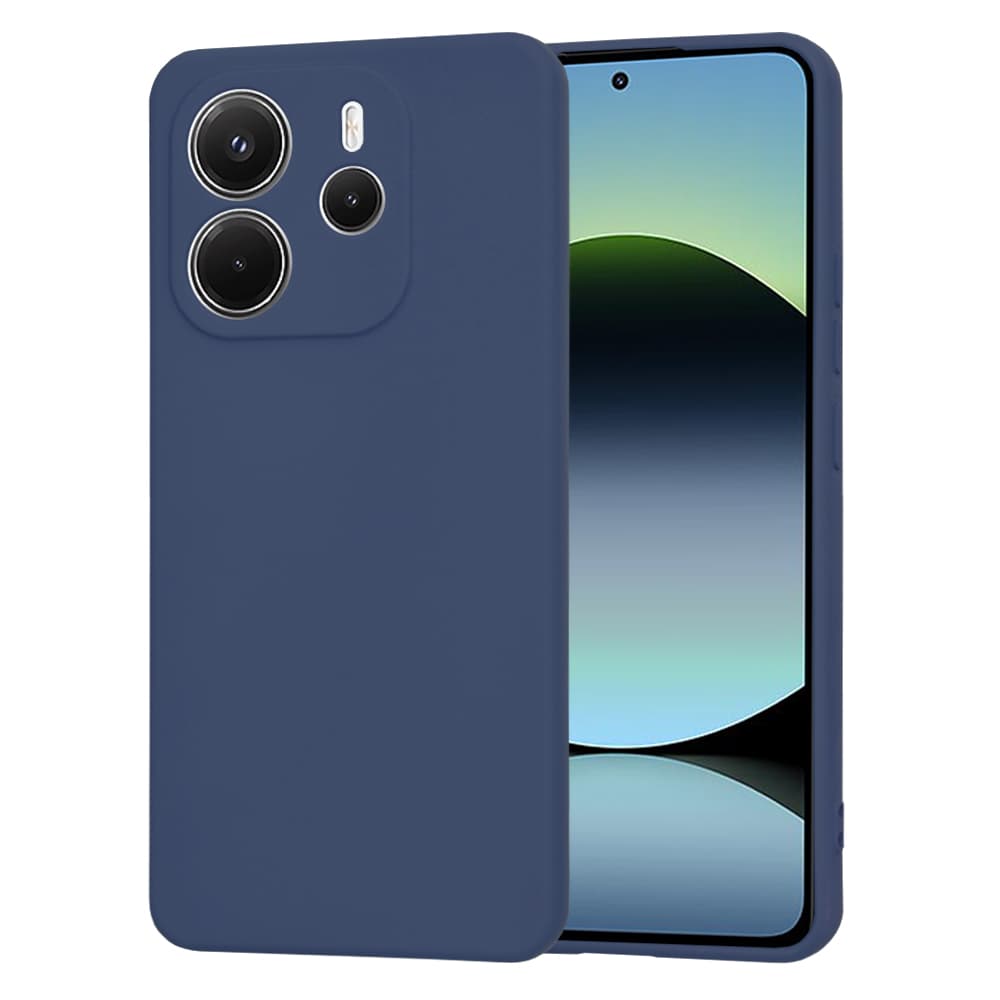 Techsuit SoftFlex Xiaomi Redmi Note 14 4G (Standard) tmavě modrá - náhled 1
