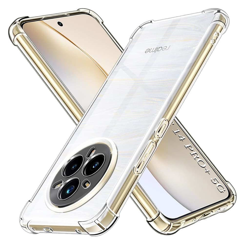 Techsuit Shockproof průhledný silikon Realme 14 Pro+ průhledný - náhled 1