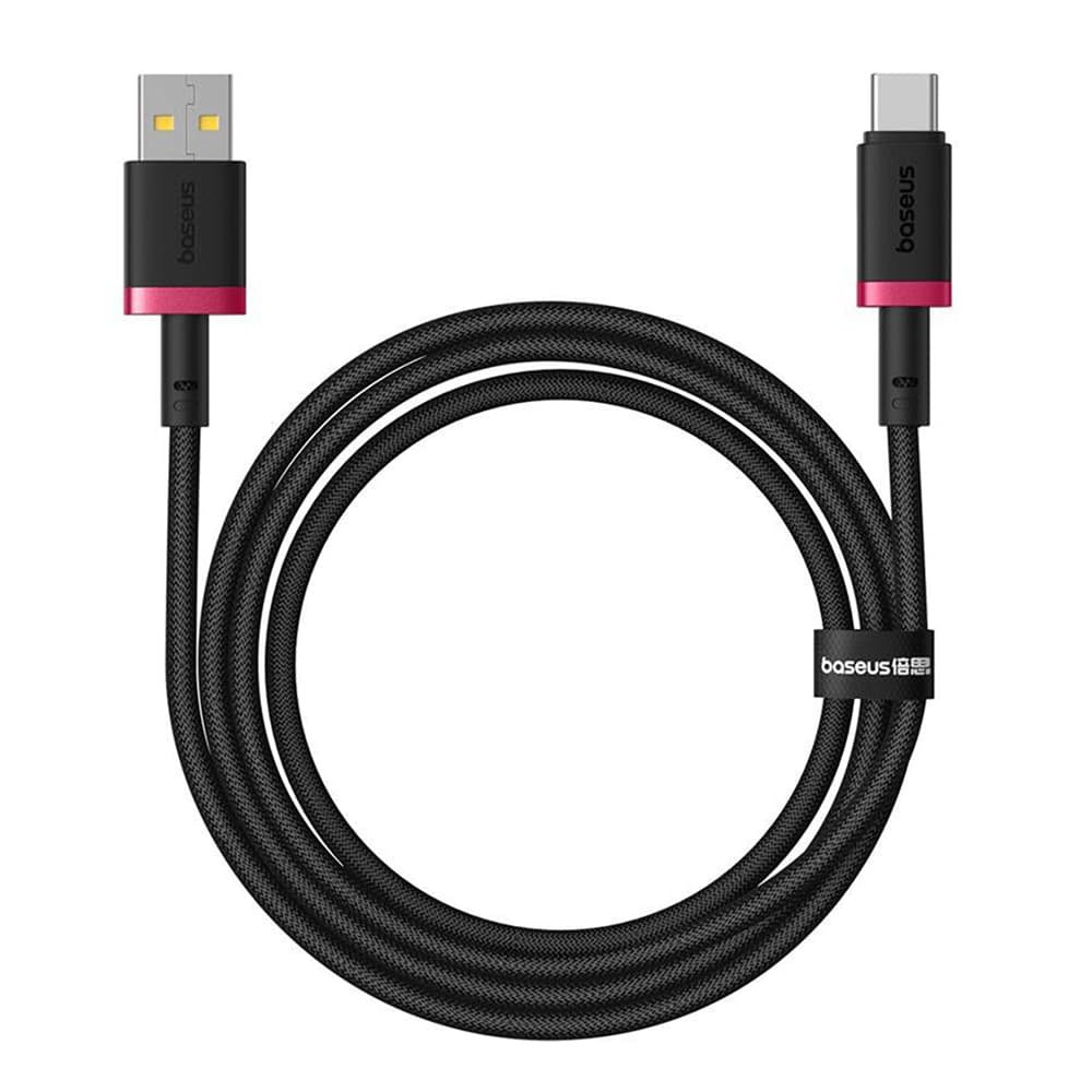 Baseus Data Cable Dura Series USB na Type-C Rychlé nabíjení 60W 2m červená černá - náhled 1