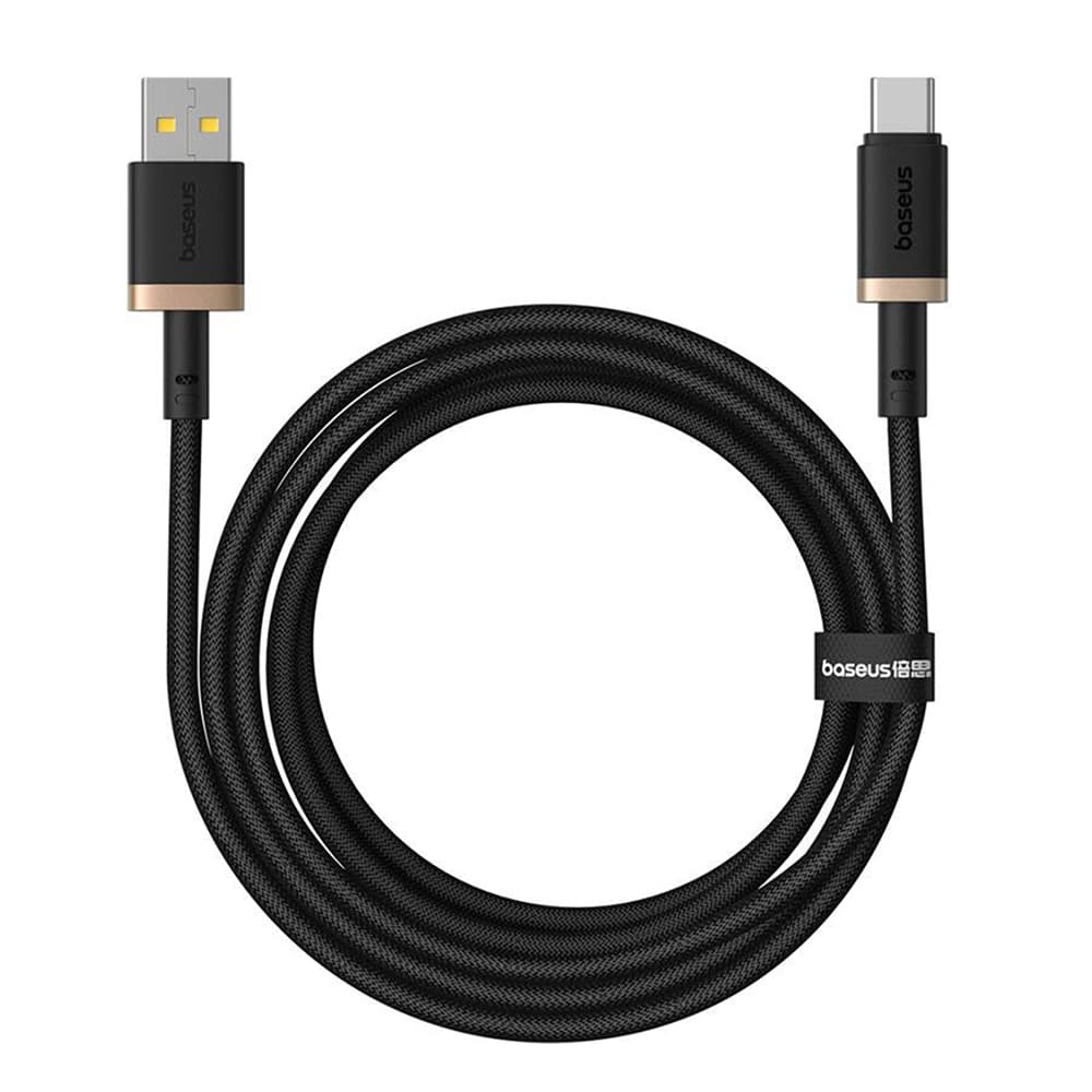 Baseus Data Cable Dura Series USB na Type-C Rychlé nabíjení 60W 2m Zlatá Černá - náhled 1