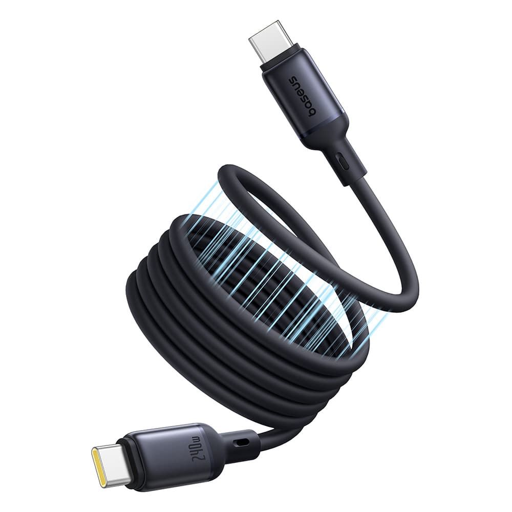 Baseus Data Cable PicoGo magnetický Type-C na Type-C 240W 1m černý - náhled 1