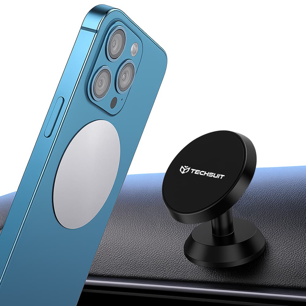 Techsuit Car Holder TinyGrip S10 univerzální magnetický držák na mobil černý - náhled 1