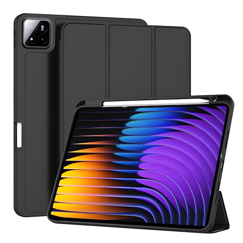 Pouzdro Techsuit Flex Trifold s držákem na tužku pro Xiaomi Pad 7/7 Pro černé - náhled 1