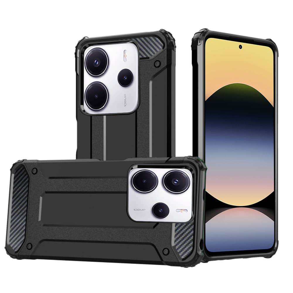 Techsuit Hybrid Armor pro Xiaomi Redmi Note 14 4G Standard černá - náhled 1