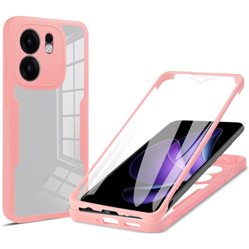 Techsuit ColorVerse 360 Series + Ochranné sklo Oppo Reno13 F 4G / Reno13 F 5G / Reno13 FS 5G Růžová - náhled 1