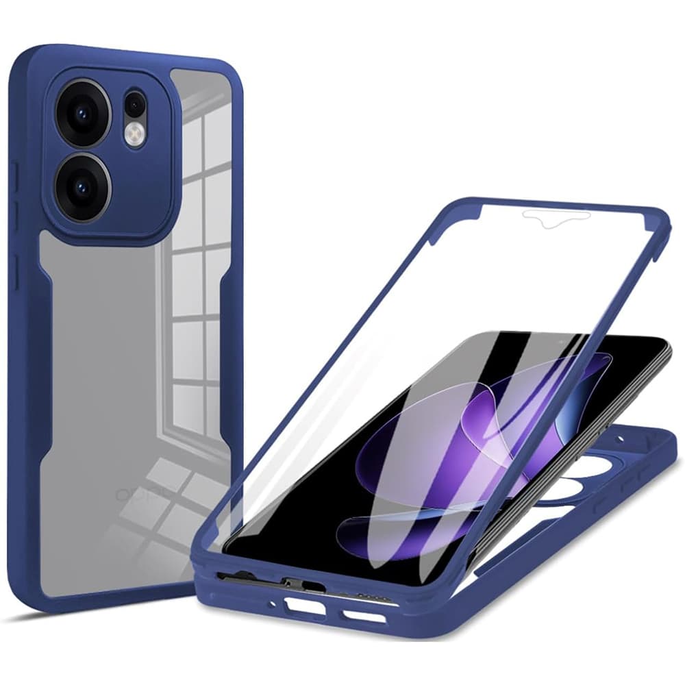 Techsuit ColorVerse 360 Series + Ochranné sklo Oppo Reno13 F 4G / Reno13 F 5G / Reno13 FS 5G Modrá - náhled 1