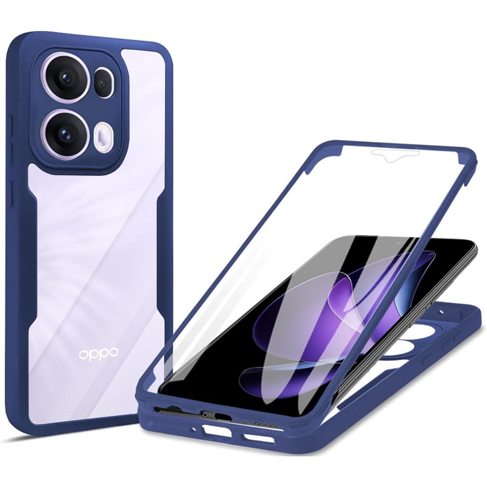 Techsuit ColorVerse 360 Series + Ochranné sklo Oppo Reno13 Pro Modrá - náhled 1