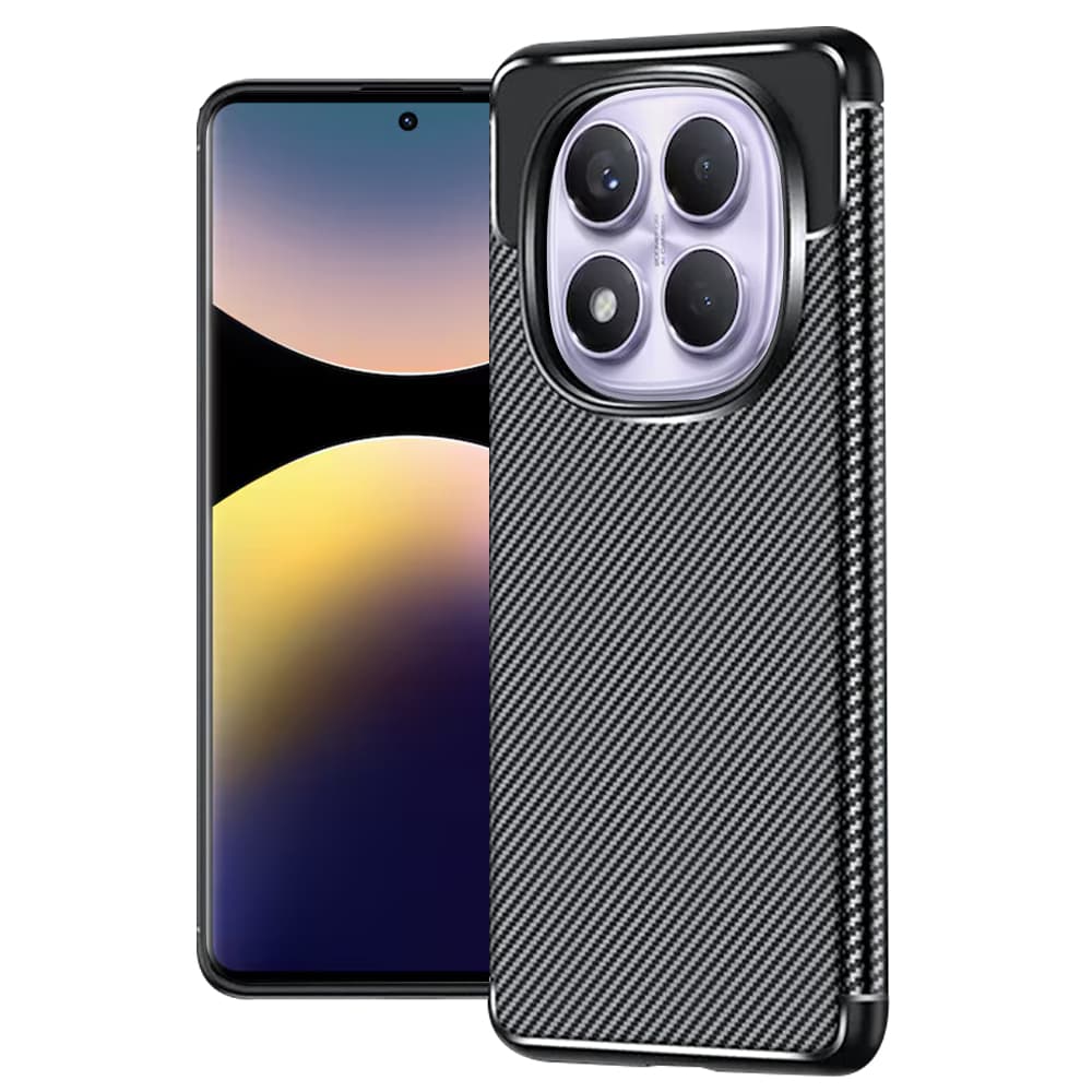 Pouzdro Techsuit CarbonFiber pro Xiaomi Redmi Note 14 Pro 4G černé - náhled 1