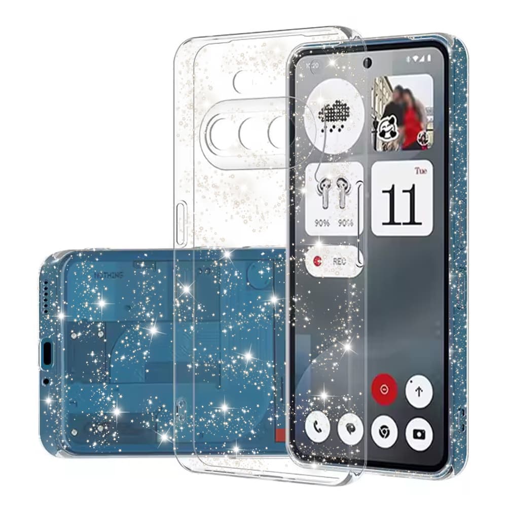 Techsuit SparkleSkin Series Nothing Phone (3a) průhledný obal - náhled 1