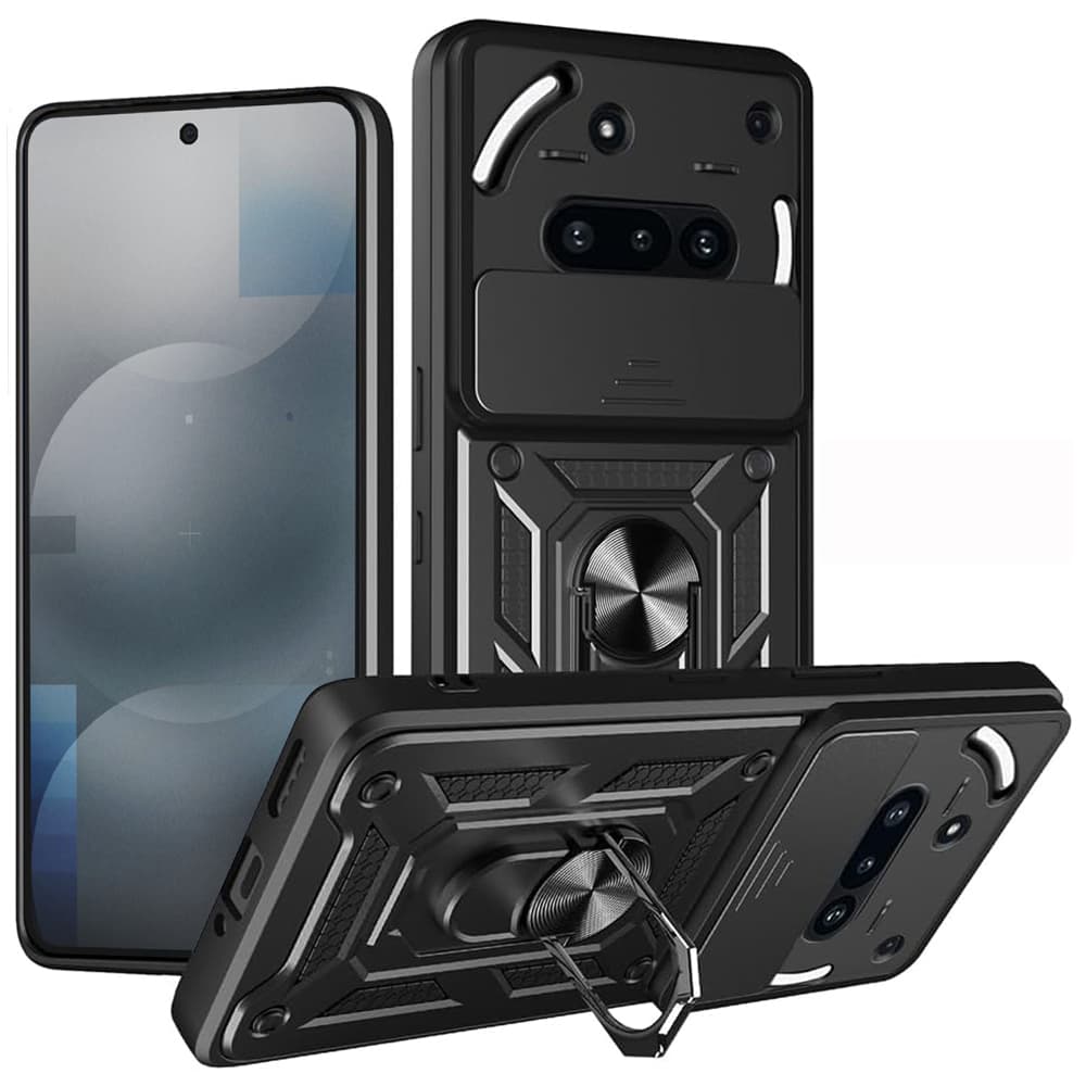 Techsuit CamShield Series pouzdro pro Nothing Phone (3a) černé - náhled 1