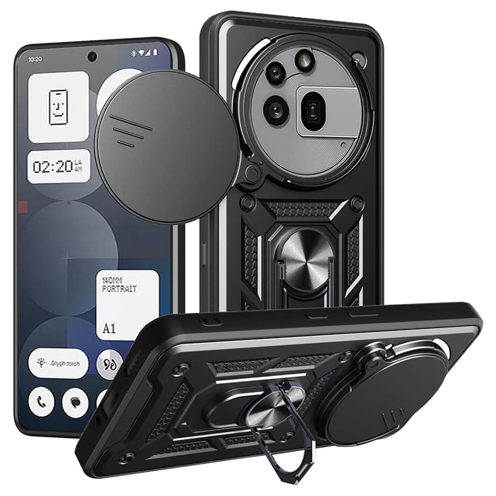 Techsuit CamShield Series pouzdro pro Nothing Phone (3a) Pro černé - náhled 1