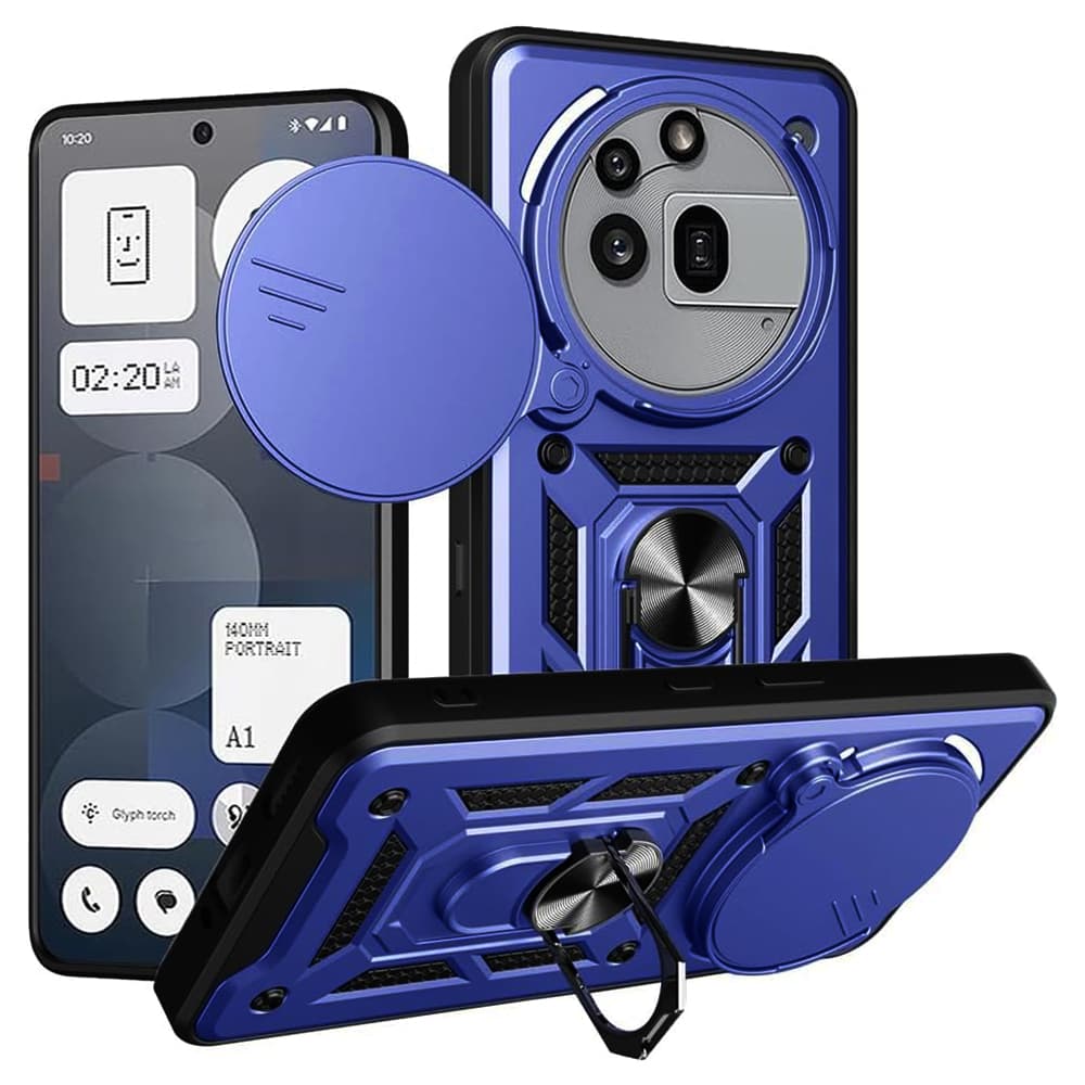 Techsuit CamShield Series Nothing Phone (3a) Pro modrý - náhled 1