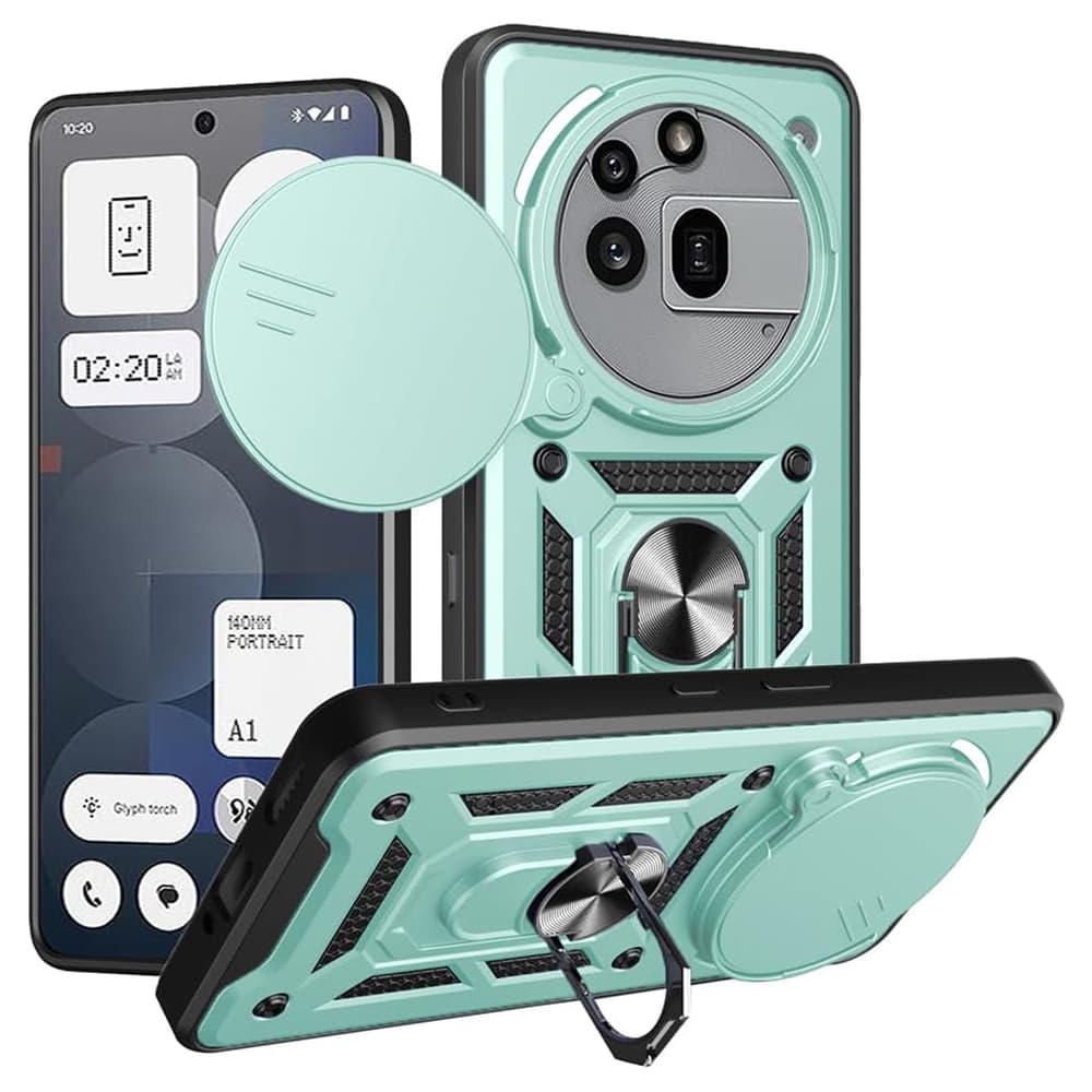 Techsuit CamShield Series Nothing Phone (3a) Pro zelený - náhled 1
