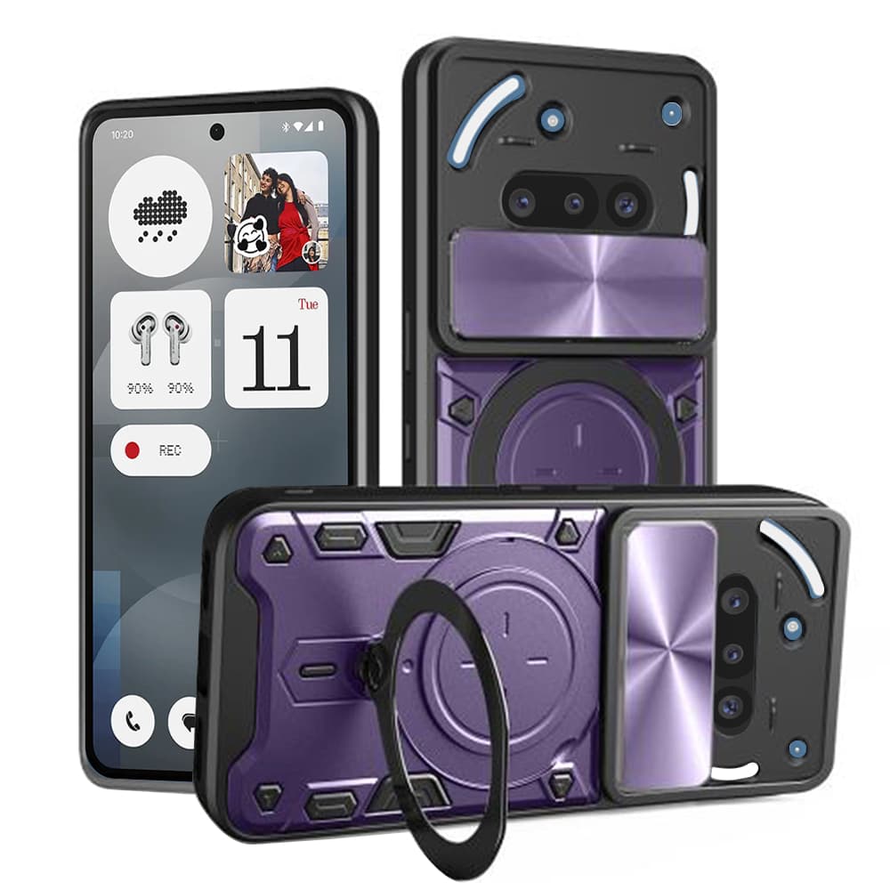 Techsuit CamGuard Pro pro Nothing Phone (3a) fialová - náhled 1