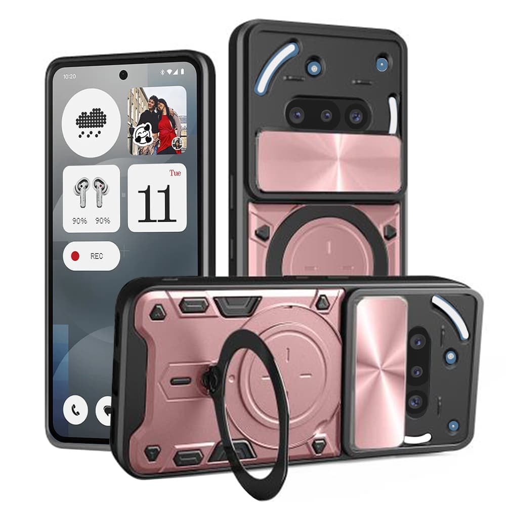 Ochranné pouzdro Techsuit CamGuard Pro pro Nothing Phone 3a růžově zlatá - náhled 1