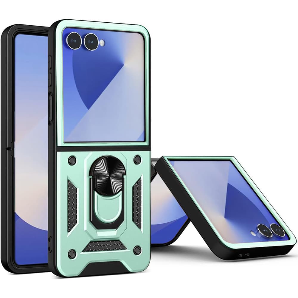 Techsuit CamShield Series pro Samsung Galaxy Z Flip7 zelený - náhled 1