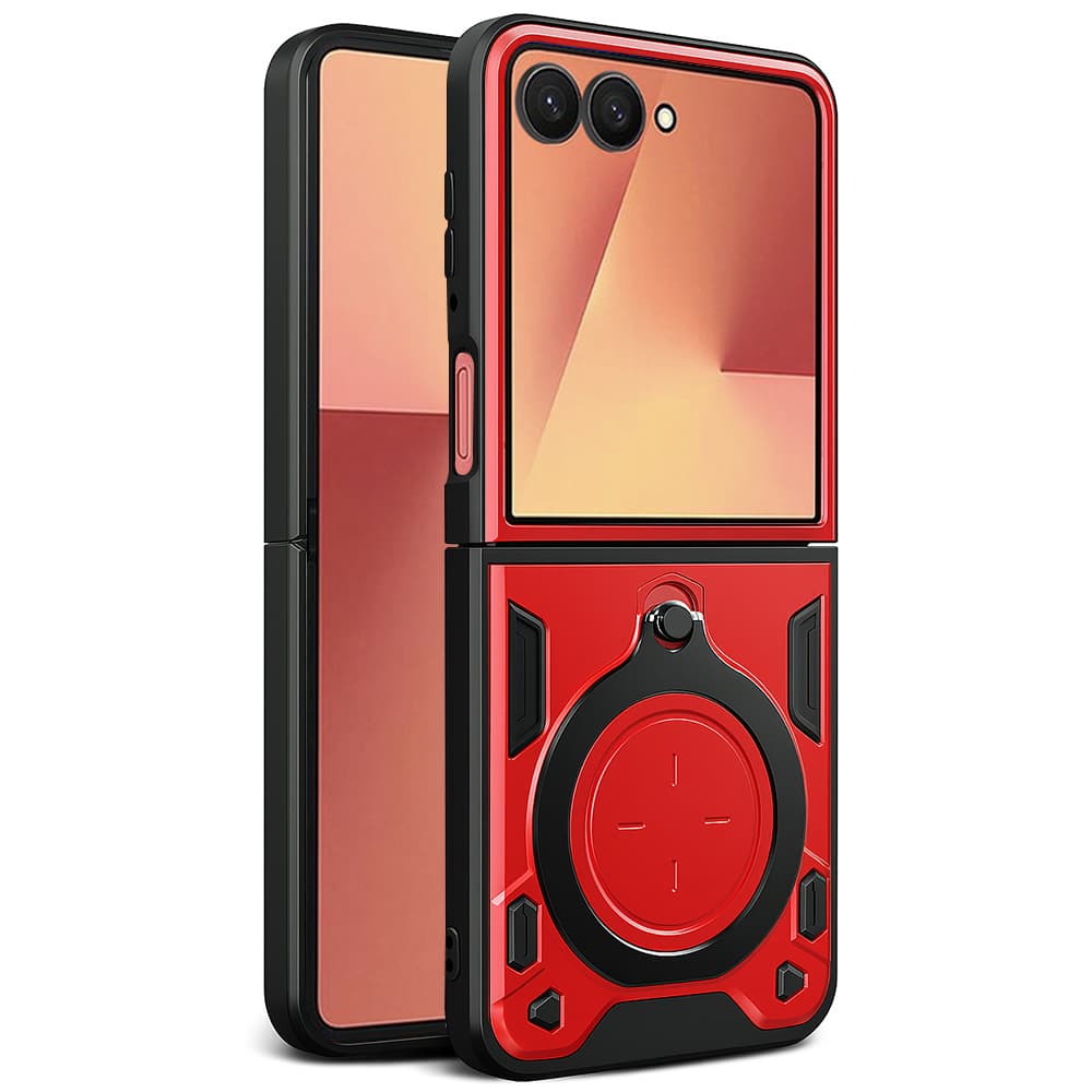 Techsuit CamGuard Pro pro Samsung Galaxy Z Flip7 červený - náhled 1