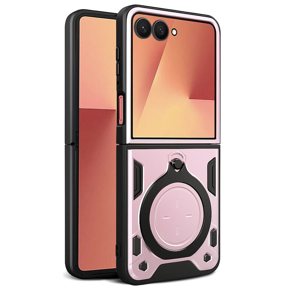 Techsuit CamGuard Pro pro Samsung Galaxy Z Flip7 růžově zlatý - náhled 1