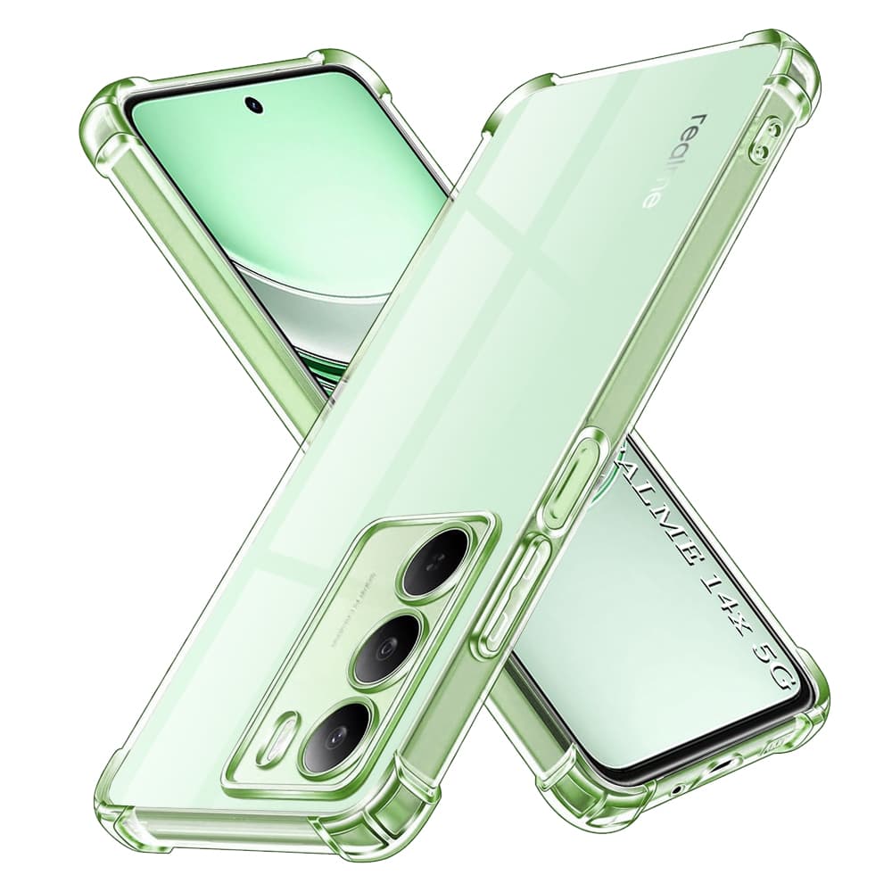 Techsuit Shockproof průhledný silikon Realme 14x průhledný - náhled 1