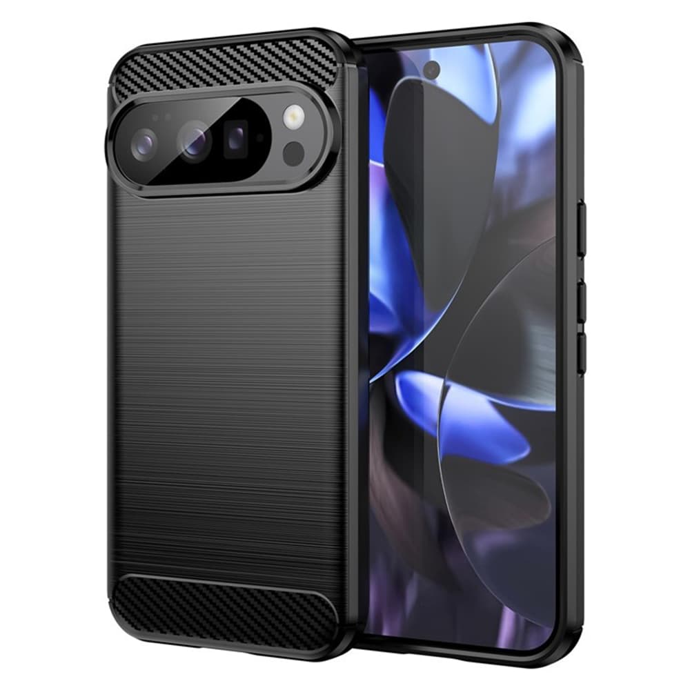 Techsuit Carbon Silicone pro Google Pixel 10 / 10 Pro černý - náhled 1