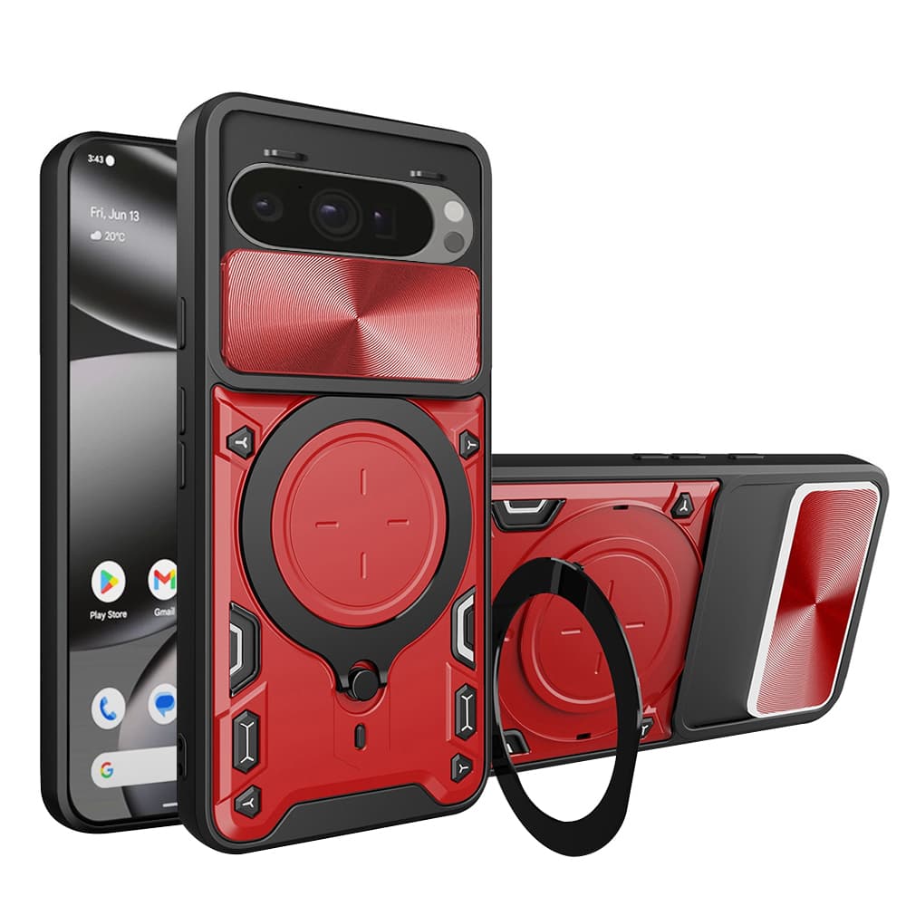 Techsuit CamGuard Pro Google Pixel 10 Pro XL červený - náhled 1