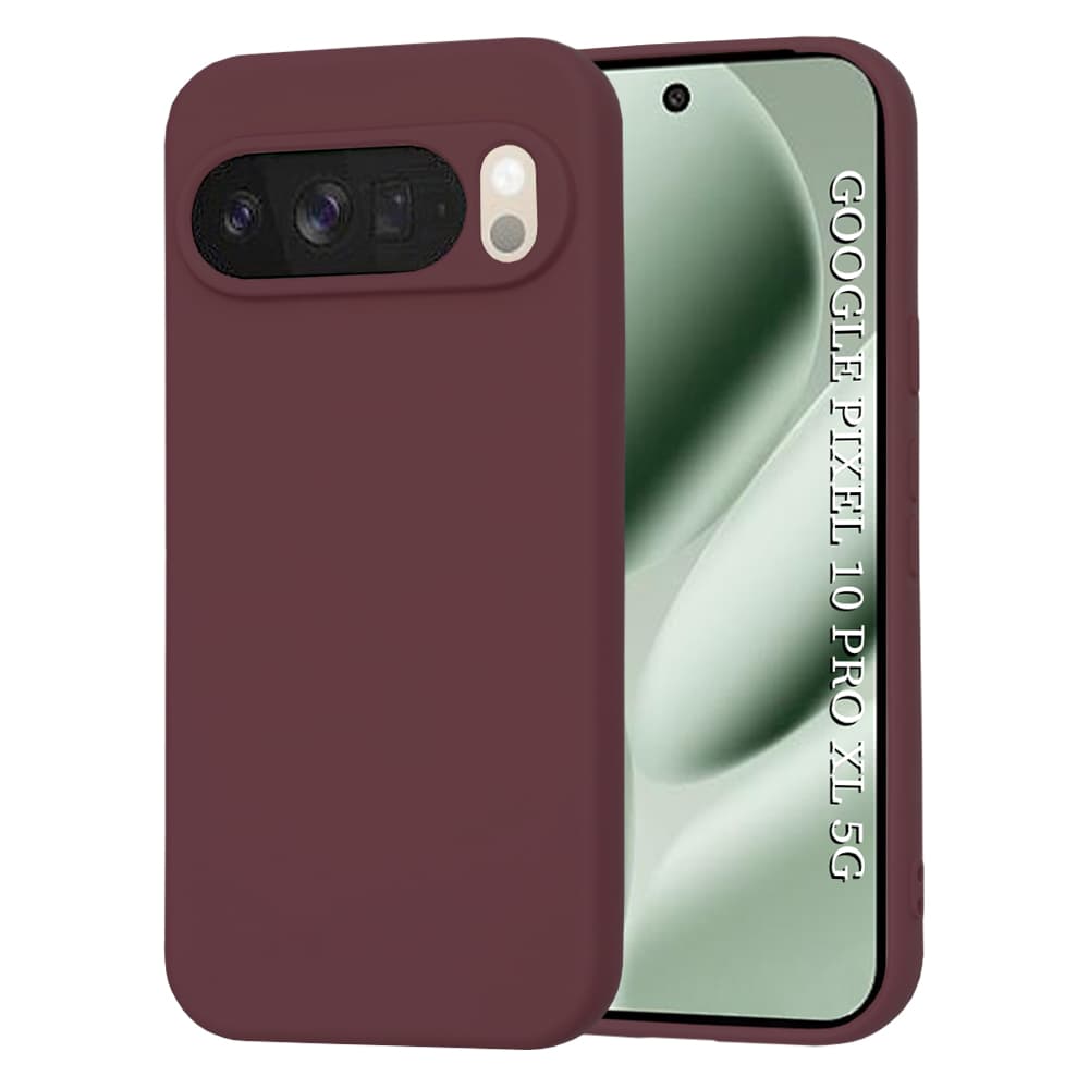 Techsuit SoftFlex Google Pixel 10 Pro XL švestkově červený - náhled 1