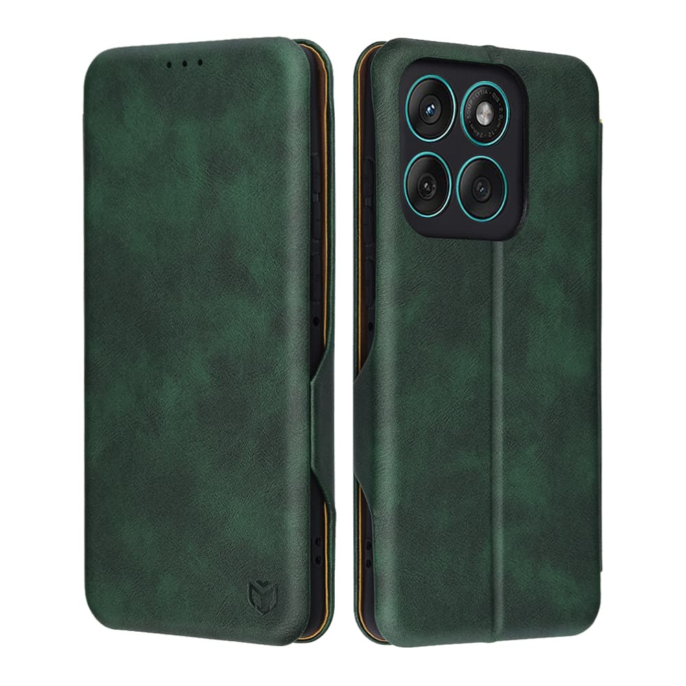 Pouzdro Techsuit Safe Wallet Plus pro Motorola Edge 60 Edge 60 Fusion zelené - náhled 1