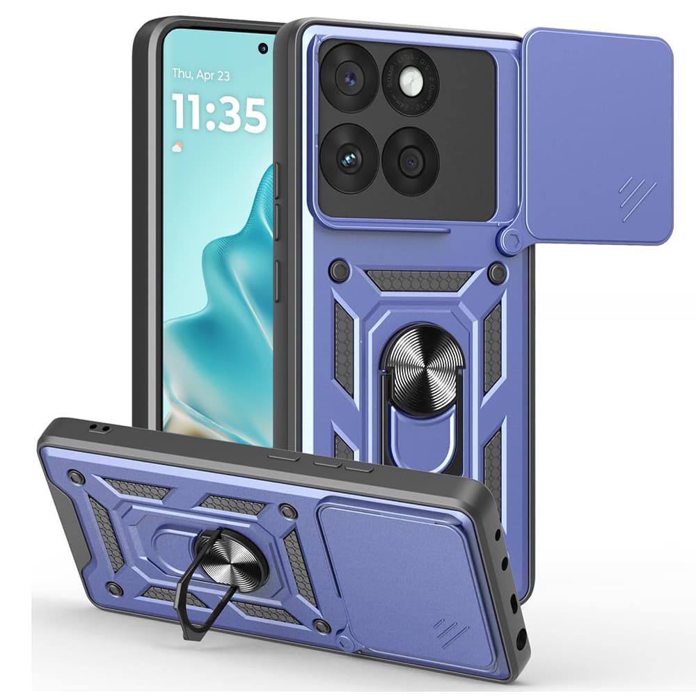 Techsuit CamShield Series pouzdro pro Motorola Edge 60/Edge 60 Fusion modré - náhled 1