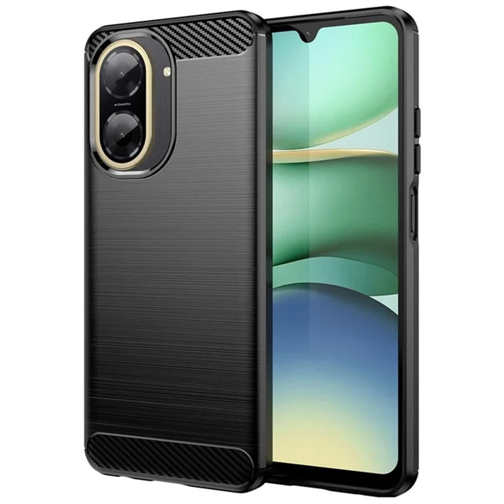 Techsuit Carbon Silicone pro Xiaomi Redmi A5 4G Standard černý - náhled 1