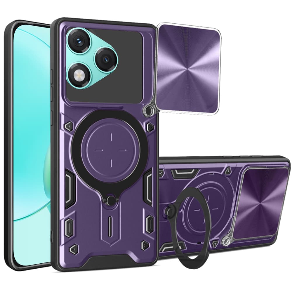 Techsuit CamGuard Pro Honor 400 Lite fialová - náhled 1