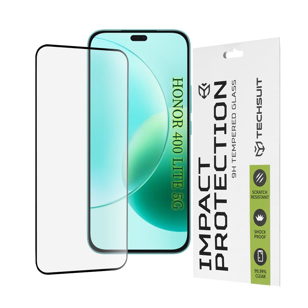 Ochranné sklo Techsuit 111D Honor X8b X8c 400 Lite černé - náhled 1