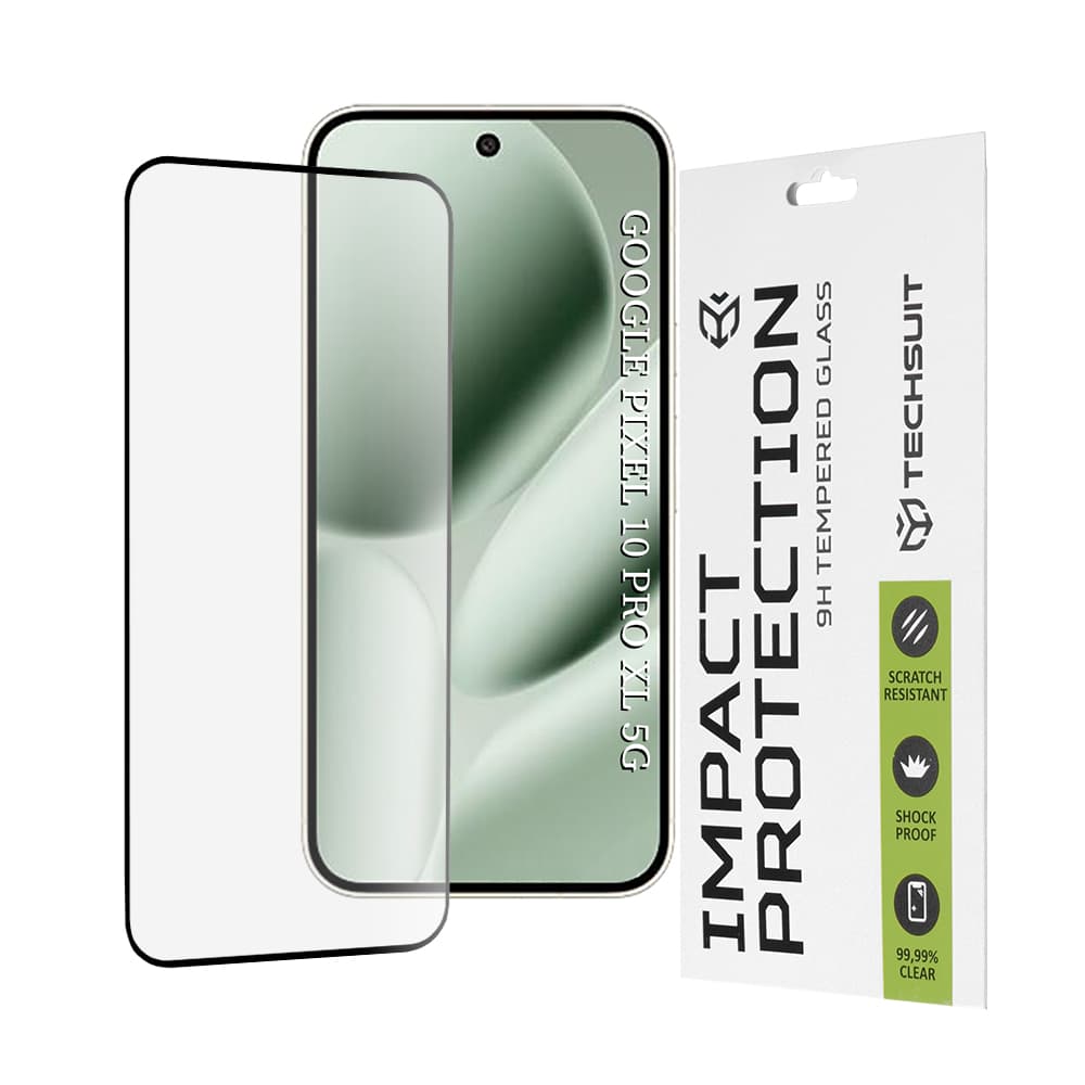 Ochranné sklo Techsuit 111D pro Google Pixel 10 Pro XL černé - náhled 1