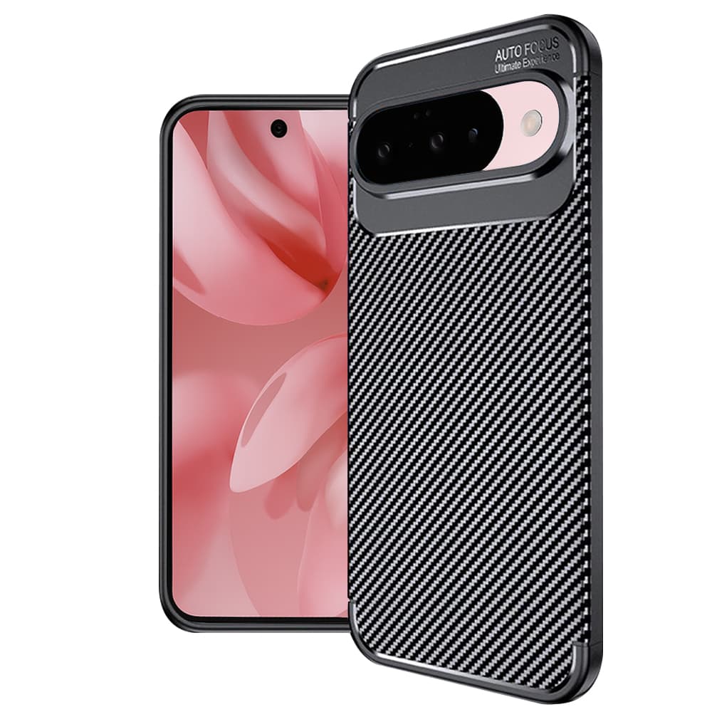 Pouzdro Techsuit CarbonFiber pro Google Pixel 10 / 10 Pro černé - náhled 1
