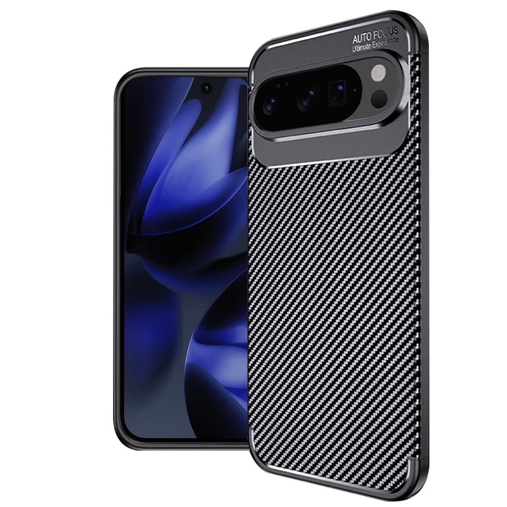 Pouzdro Techsuit CarbonFiber pro Google Pixel 10 Pro XL černé - náhled 1
