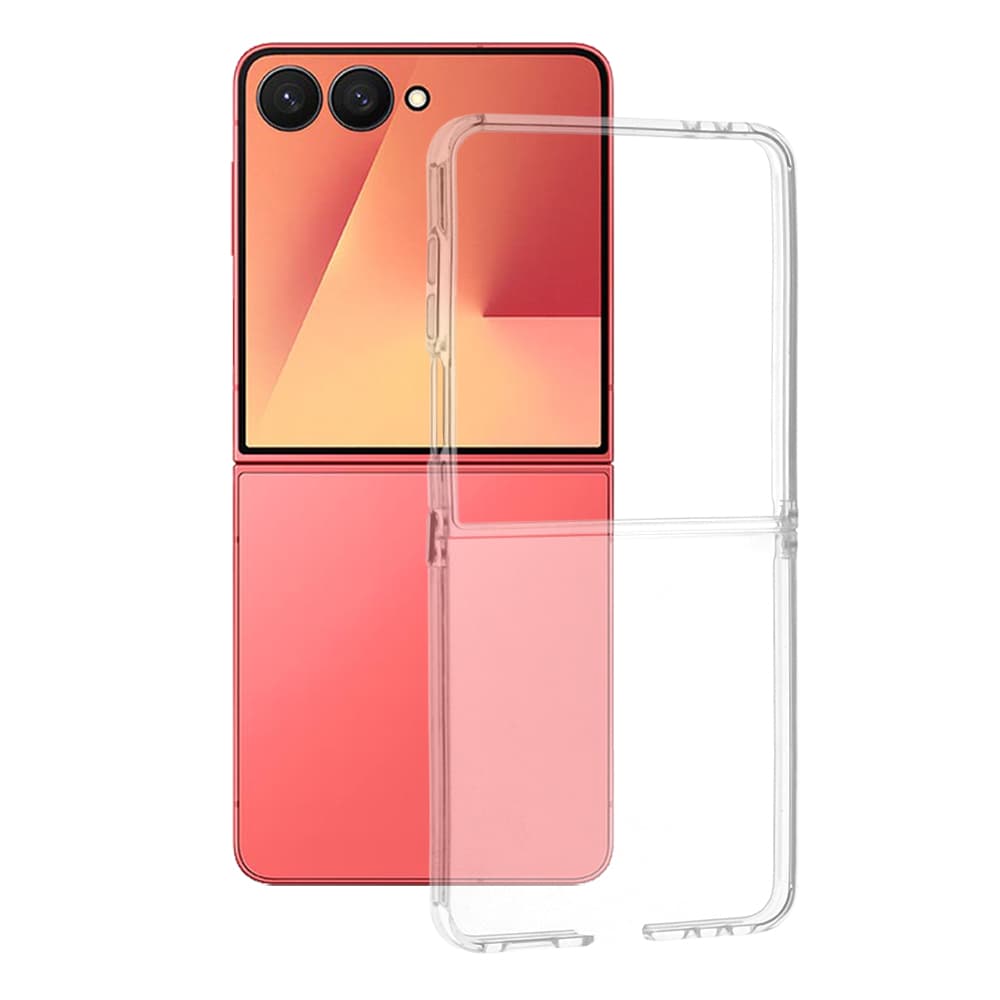 Techsuit silikonové pouzdro Samsung Galaxy Z Flip7 průhledné - náhled 1