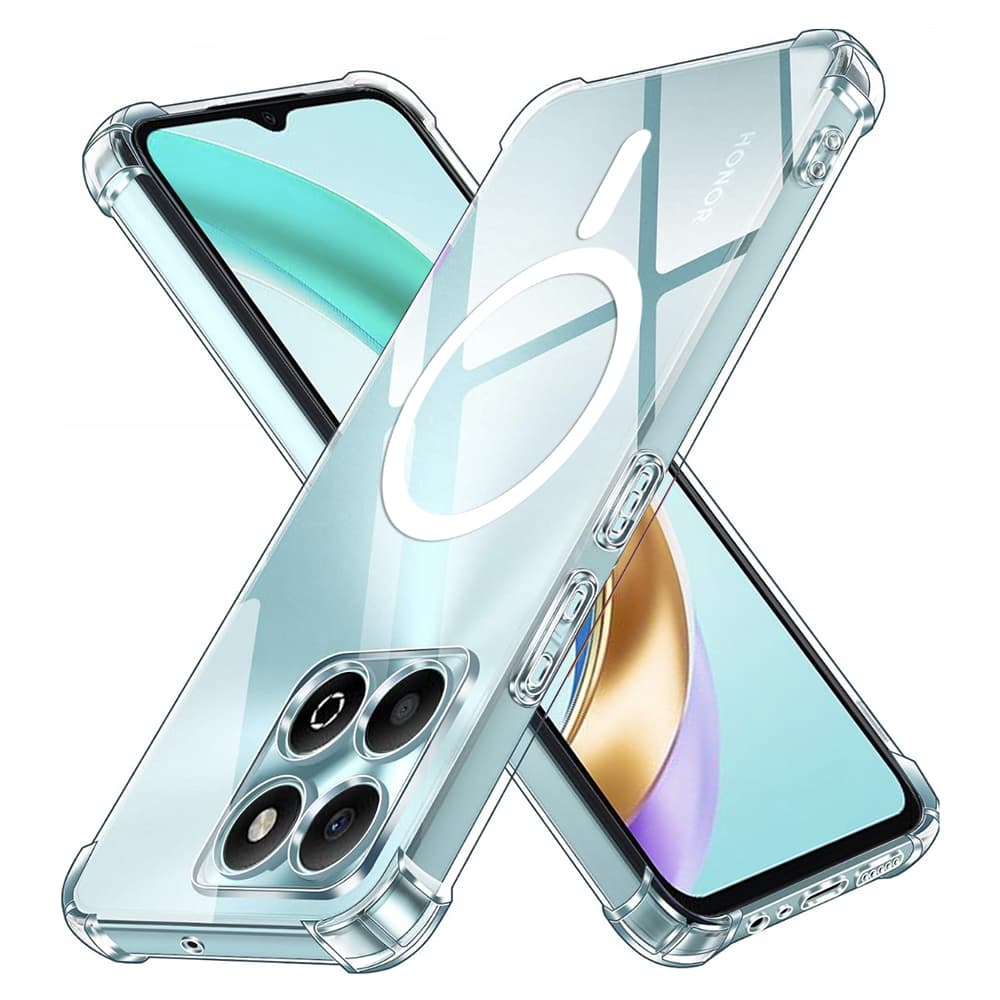 Techsuit Shockproof průhledný silikonový MagSafe pro Honor X6b průhledný - náhled 1