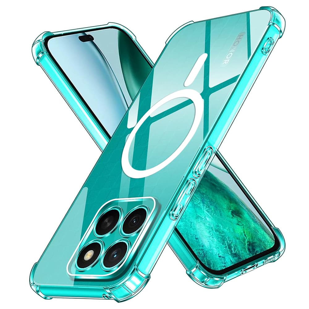 Techsuit Shockproof průhledný silikonový MagSafe Honor X8c průhledný - náhled 1