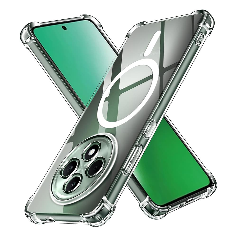 Techsuit Shockproof průhledný silikonový MagSafe pro Oppo Reno12 F/FS 4G/5G - náhled 1