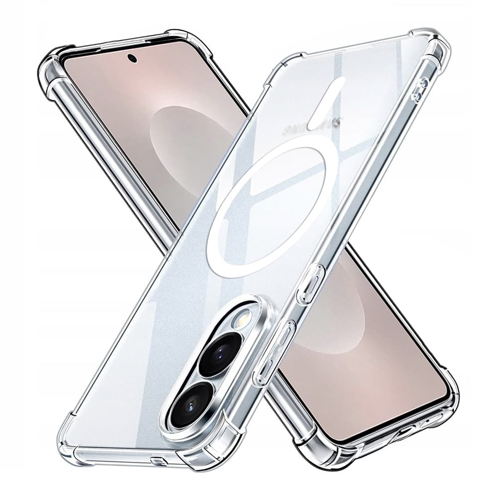 Techsuit Shockproof průhledný silikonový MagSafe pro Samsung Galaxy S25 Edge průhledný - náhled 1