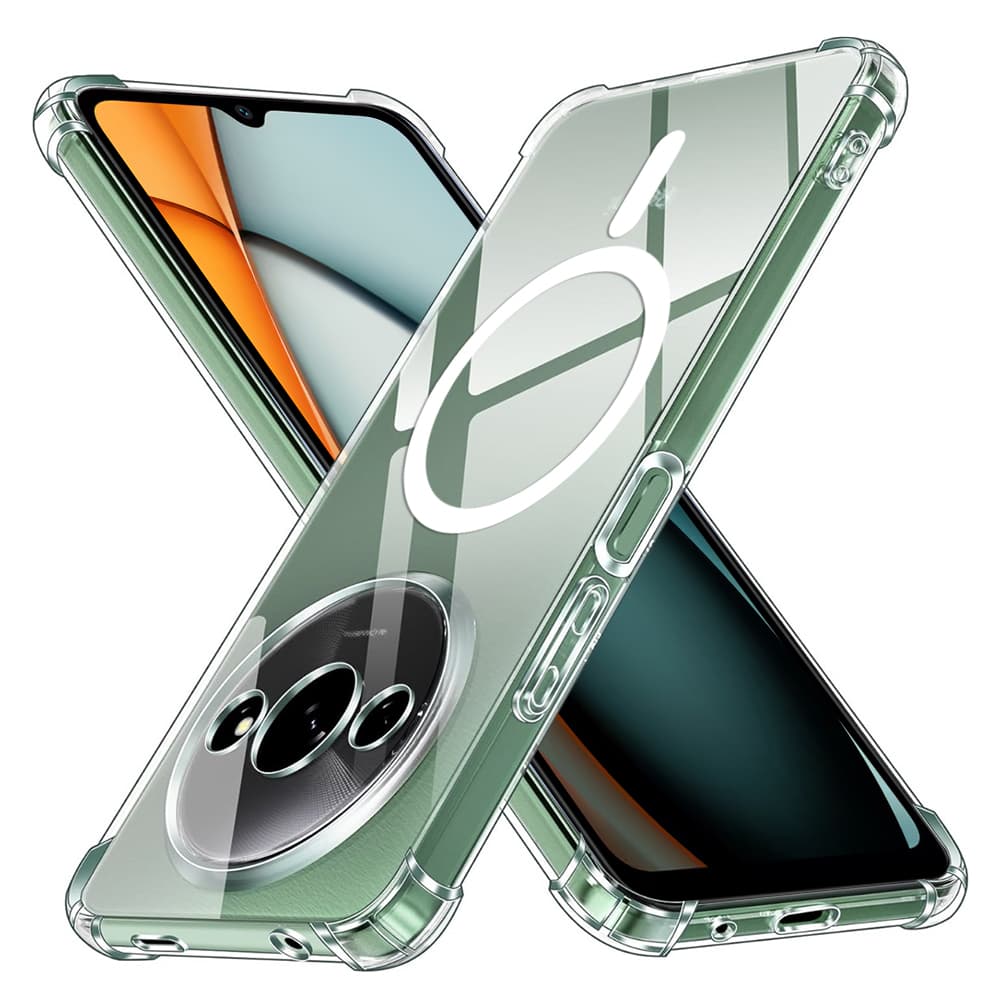 Techsuit Shockproof průhledný silikonový MagSafe pro Xiaomi Redmi A3 A3x průhledný - náhled 1