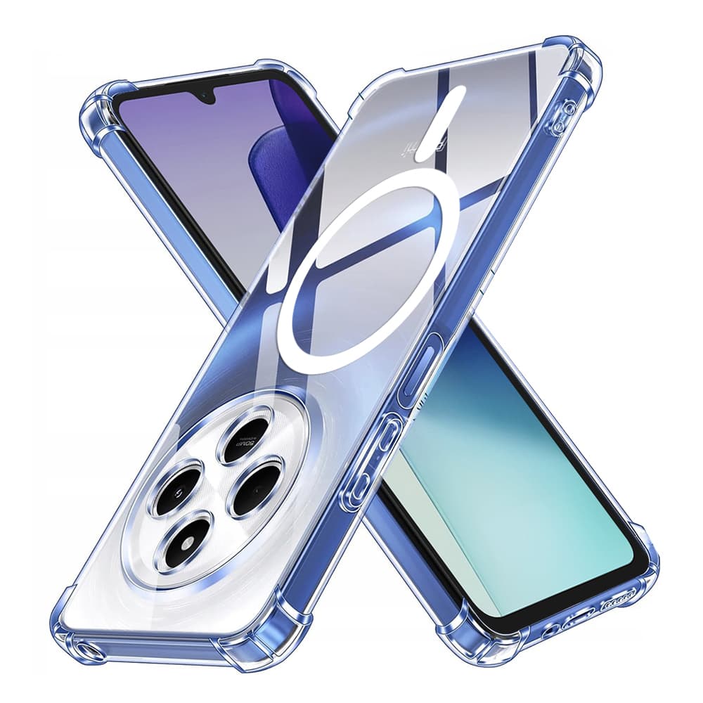 Techsuit Shockproof průhledný silikonový MagSafe pro Xiaomi Redmi 14C Poco C75 průhledný - náhled 1
