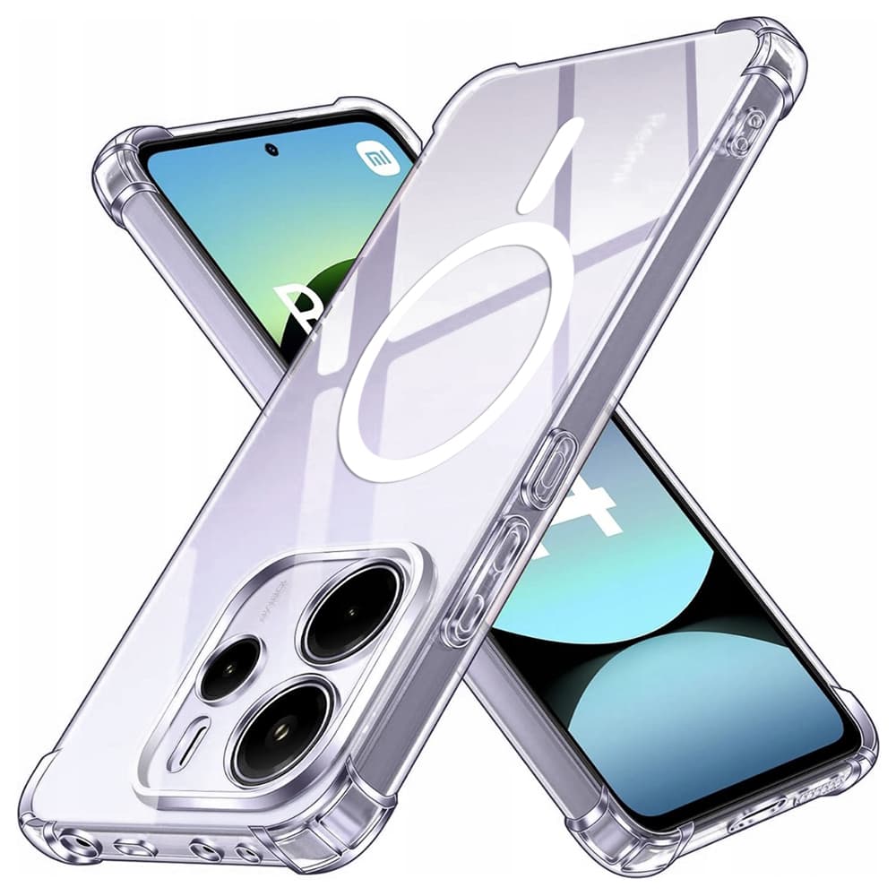Techsuit Shockproof průhledný silikonový MagSafe pro Xiaomi Redmi Note 14 5G průhledný - náhled 1