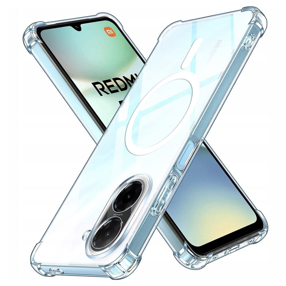 Techsuit Shockproof průhledný silikonový MagSafe pro Xiaomi Redmi A5 4G průhledný - náhled 1