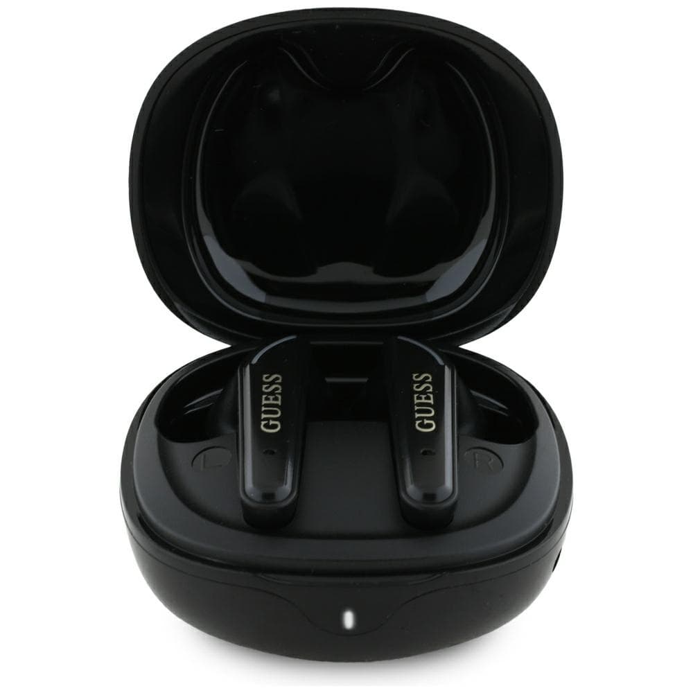 Guess Wireless Earbuds Flat Classic Logo Electroplated černé - náhled 1