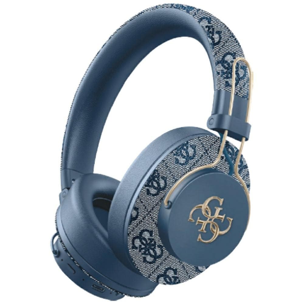 Guess Wireless Headphones 4G Metal Logo GUBHS72P4FC4MB modrá
