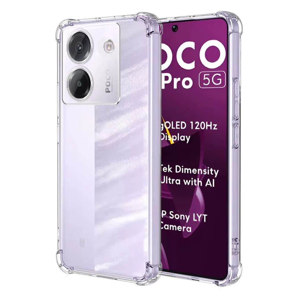 Techsuit Shockproof průhledný silikon pro Xiaomi Poco M7 Pro 5G průhledný - náhled 1